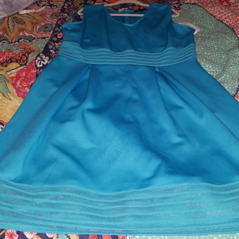 Teal blue dress size 18w by Wardrobe A BNWT